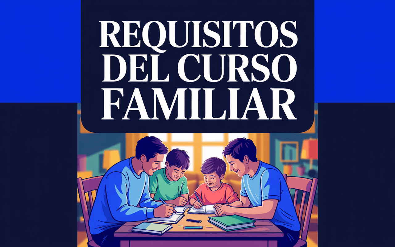 Requisitos del curso familiar
